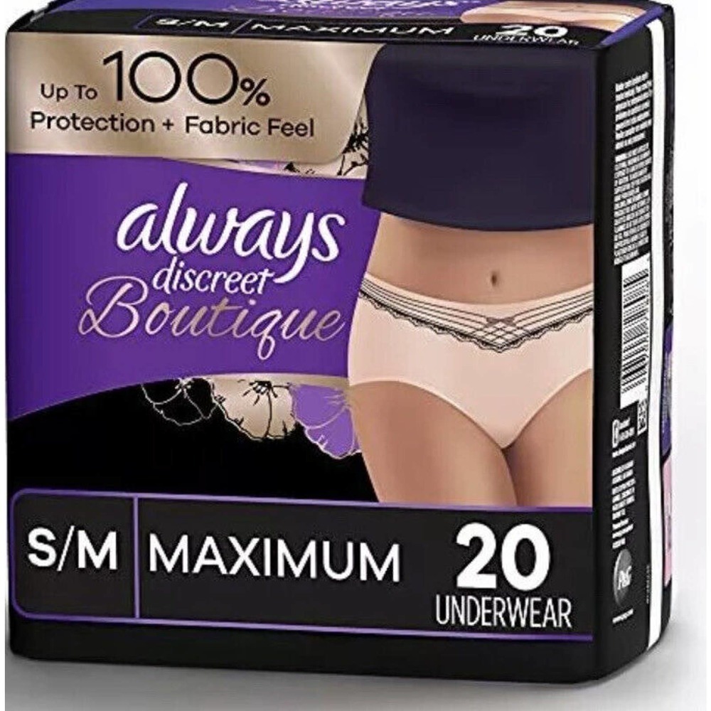 - Always Discreet Boutique High Rise Incontinence, 20 Count - Picture 9 of 9
